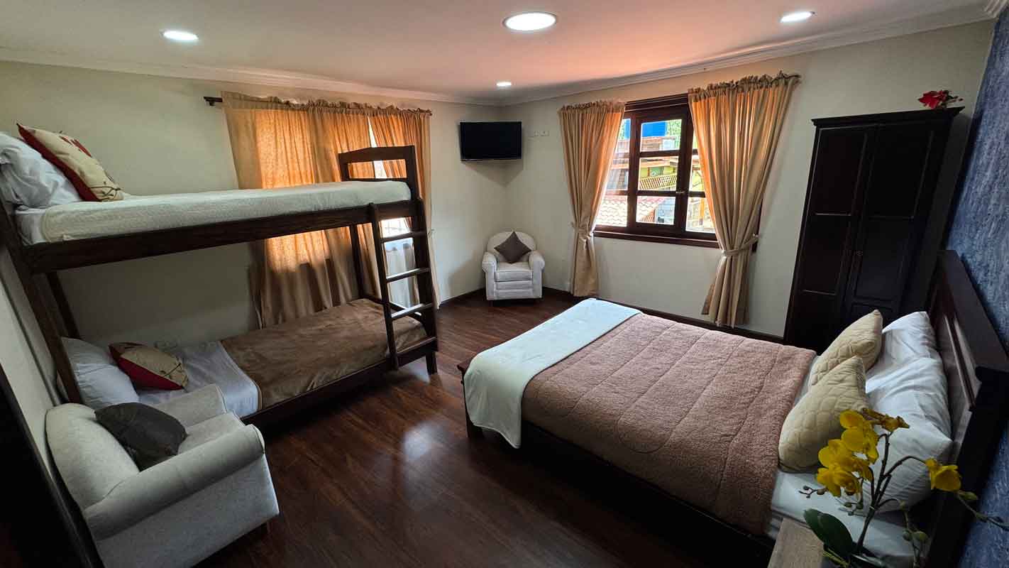 Habitación familiar con litera